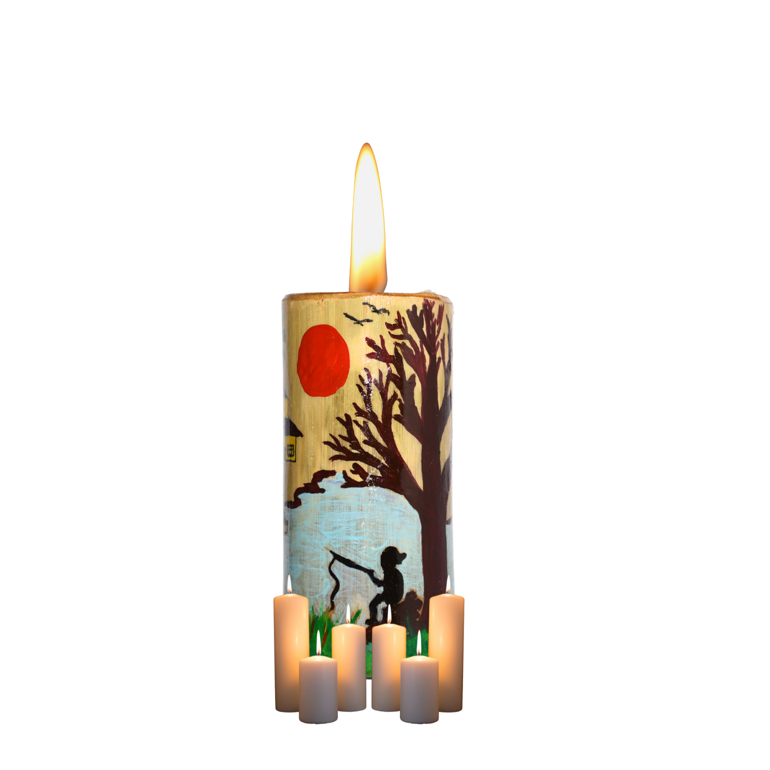 Bamboo Candle Holder