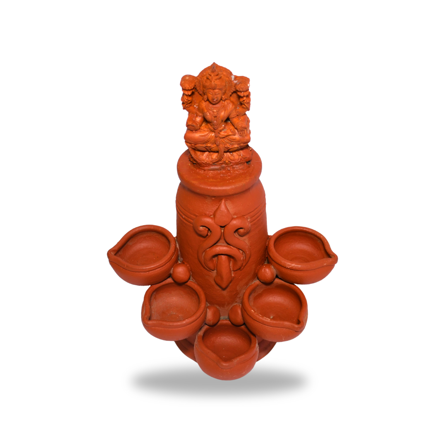pancha deepa made of mud